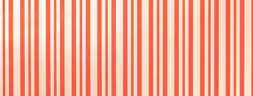 Striped wrapping paper background with vertical red and beige lines pattern o Stock Illustration