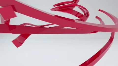 Stripes and Ribbons 1 Stock Footage 236628151