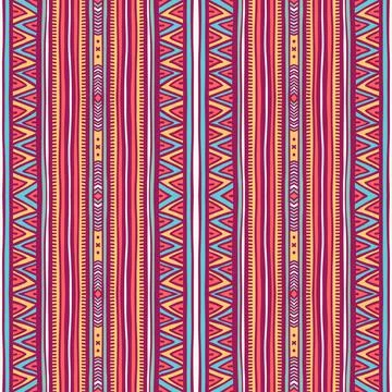 Stripes and triangles 库存插图