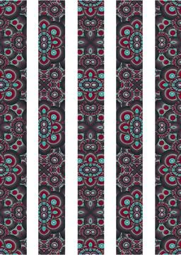 Stripes Background Pattern White background with patterned stripes borders... Foto stock
