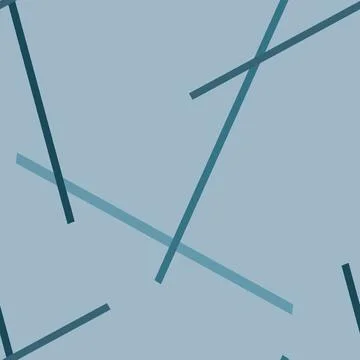 Stripes in Blue. Seamless Pattern. Stock Illustration