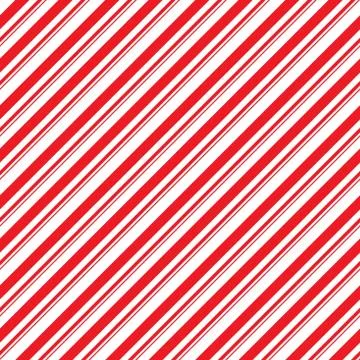 Stripes candy cane seamless pattern. Diagonal straight lines christmas backgr Stock Illustration