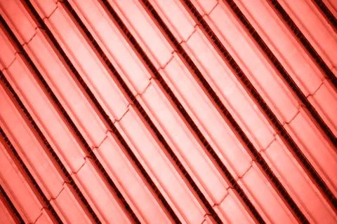 Stripes of concrete facade wall pattern. Foto stock