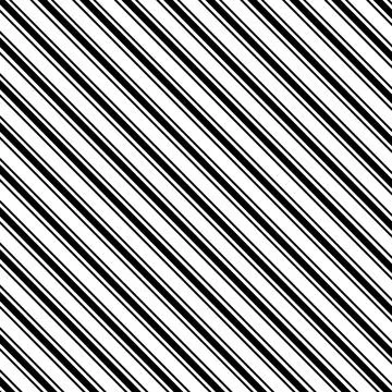 Stripes diagonal pattern black, Vector illustration seamless striped pattern Stock Illustration