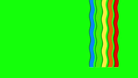 Stripes Dynamic Isolated Green Screen Stock Video Stock-Footage 339327973