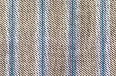 Stripes fabric pattern close up Close up seamless stripes brown and blue f... Stock Photos