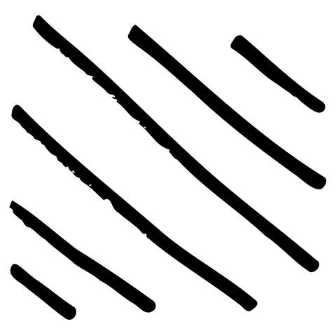 Stripes grunge in square shape. Vector lines. Stock Illustration