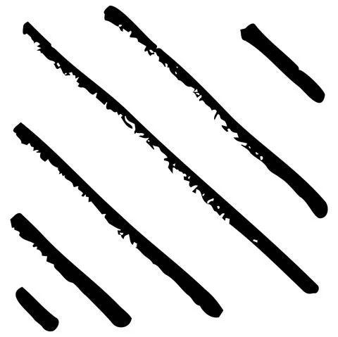 Stripes grunge in square shape. Vector lines. 스톡 일러스트