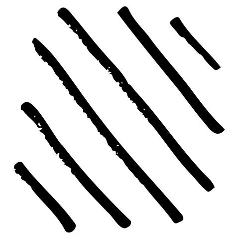 Stripes grunge in square shape. Vector lines. Stock Illustration