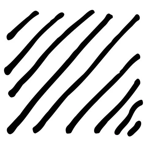 Stripes grunge in square shape. Vector lines. Stock Illustration