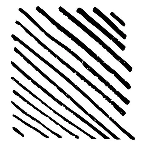 Stripes grunge in square shape. Vector lines. Stock Illustration