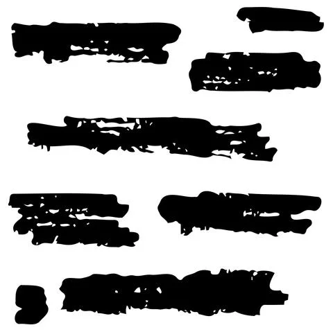 Stripes grunge in square shape. Vector lines. Stock Illustration