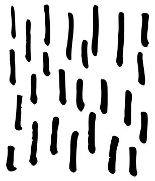 Stripes grunge in square shape. Vertical lines vector illustration Stock Illustration