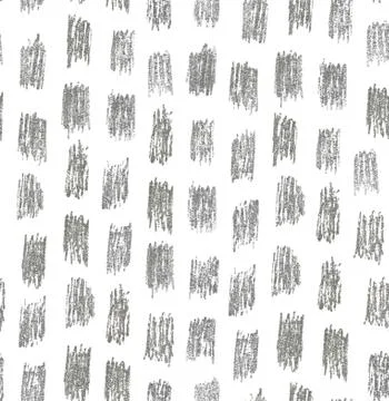 Stripes hand made on white background. Grey strokes seamless pattern for cloth Stock Illustration