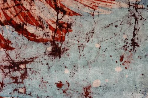 Stripes, hot batik, background texture, handmade on silk, abstract surrealism Stock Illustration