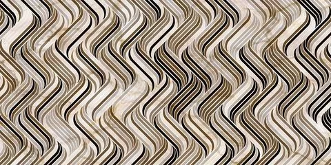 Stripes lines waves luxury background with marble texture Stock Illustration
