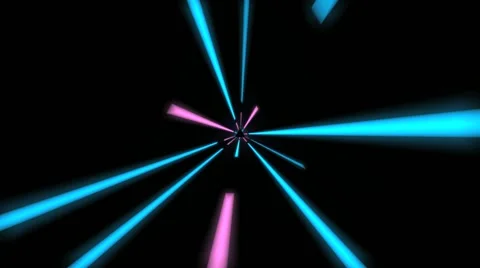 Stripes made a Warp Light Effect Stock Footage 64654848