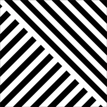 Stripes Motifs Pattern in Black White. Vector Illustration Mix-3 Illustrazione stock