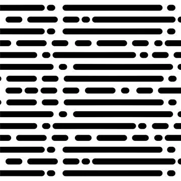 Stripes Motifs Pattern in Black White Stock Illustration