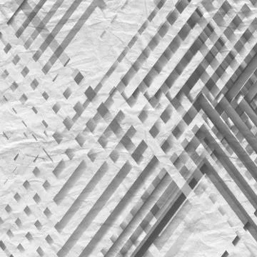 Stripes with paper texture. 3d render Stock Illustration