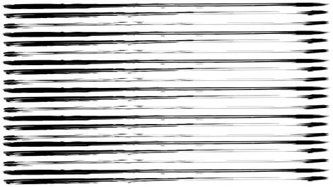 Stripes pattern background, black rectangular long strokes drawn Illustrazione stock
