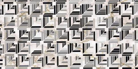 Stripes pattern gray background with marble texture Stock Illustration