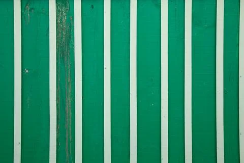Stripes pattern in green and white wood texture background Foto stock