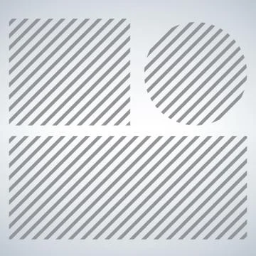 Stripes patterns for zone marking. Geometrical simple diagonal image. Vector  Stock Illustration