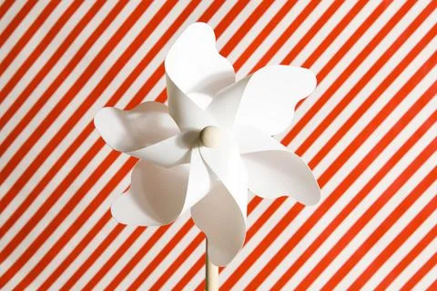 Stripes pinwheel Stock Photos
