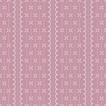 Stripes seamless pattern. Vertical dusty pink striped wallpaper Stock Illustration