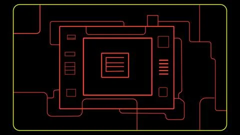 Stripes technology circuit board vector concept abstract background Stock Illustration