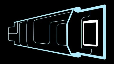 Stripes technology circuit board vector concept abstract background Stock Illustration