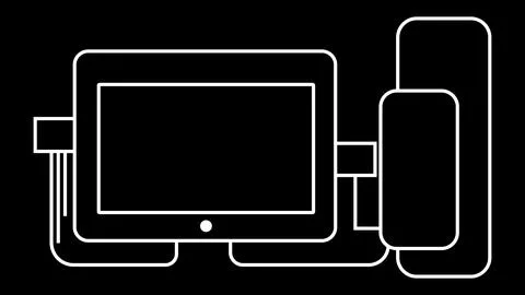 Stripes technology circuit board vector concept abstract background 스톡 일러스트