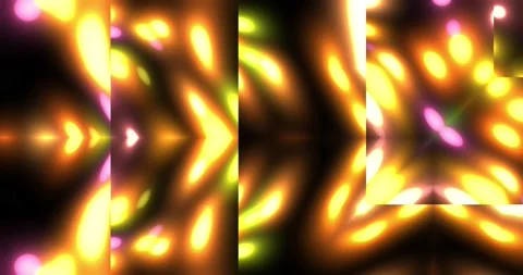 Stripes of their multi-colored glowing colored spots Stock Footage 142366768