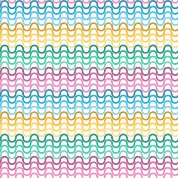 Stripes wavy pattern Stock Illustration