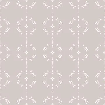 Stripes whimsy swirls seamless pattern Stock Illustration