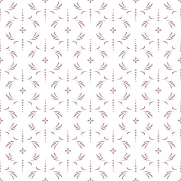 Stripes whimsy swirls seamless pattern Illustrazione stock