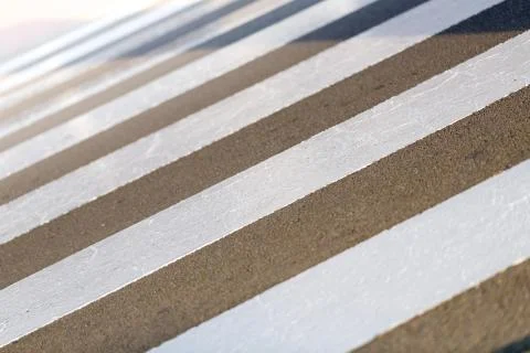 Stripes on the zebra crossing Stock Photos