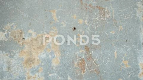 Stripped the old grey wall plaster with holes, cracks, old castle Stock Photos