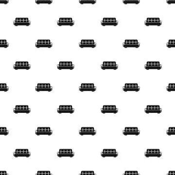 Stripped sofa pattern seamless vector Stock Illustration