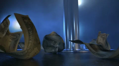 Stripper and crumpled pan Stock Footage 43304689