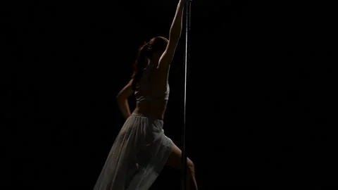 Stripper dancing sensual dance on the py... | Stock Video | Pond5