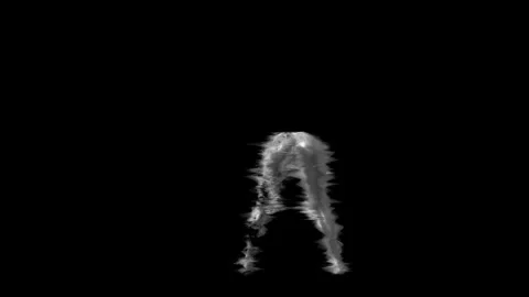 Stripper with Hologram Effect 02 Stock Footage 248861881