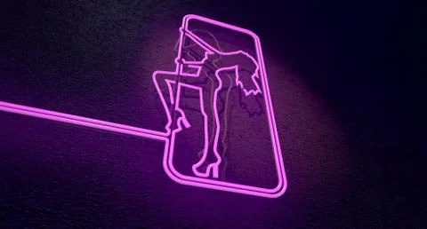 Stripper sign Stock Illustration