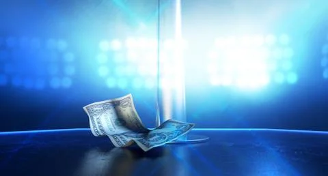 Stripper Tips On Stage Stock Illustration