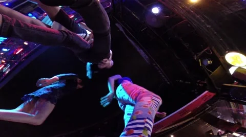Strippers dancing in the club Stock Footage 47218533