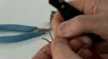 Stripping and preparing wires HD Footage