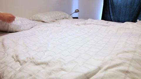 Stripping the bed Stock Footage 94721384