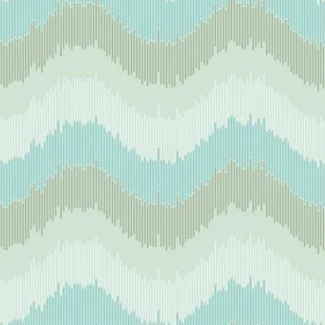 Strips abstract wave pattern. Seamless geometric texture Stock Illustration