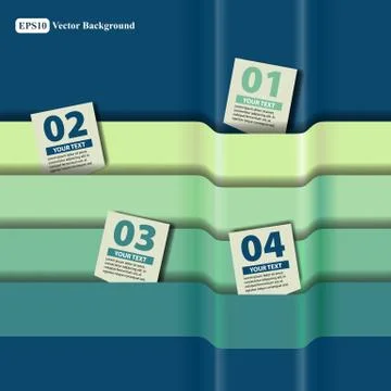 Strips and labels. Elements of infographics Illustrazione stock